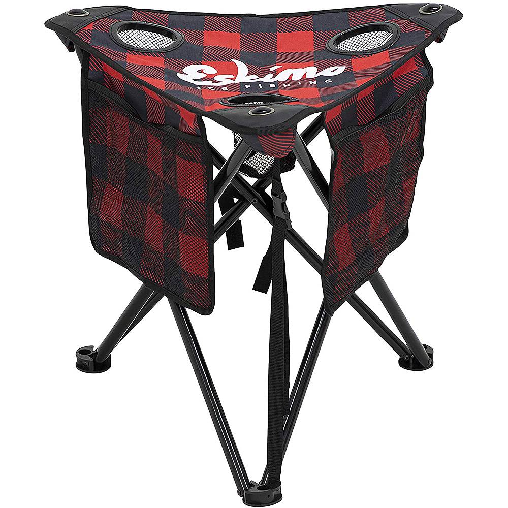 Hunting Fishing Eskimo 34789 Plaid Folding Ice Fishing Chair Sports Fitness - brawls stars wandtatoo