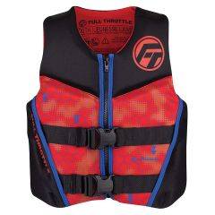 Full Throttle Youth Rapid-Dry Flex-Back Red 142500-100-002-22