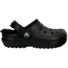 Crocs Toddlers Classic Lined Clog (Black) 207009-060 