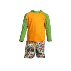 Coolibar Baby Island Rash Guard Set (Apricot Crush Floral Paradise) 10686-818 