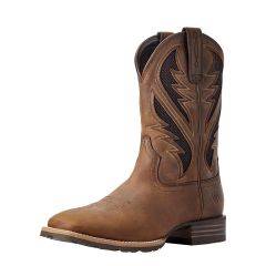 Ariat Men's Hybrid VentTEK Western Boot (Distressed Tan) 10031454 