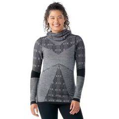 Smartwool Smartwool Women's Intraknit Thermal Max Merino Base Layer Pattern Hoodie BLACK PLAID Size XL SW016421-E74-XL BLACK PLAID SW016421-E74-XL 