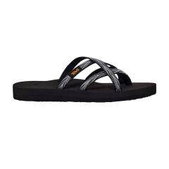 Teva Women's Olowahu Flip-Flop Sandal (Palms Black/White) 6840-PBKW 