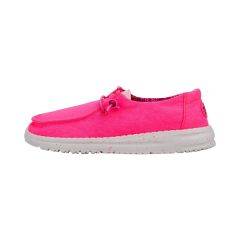 Hey Dude Toddler Wendy Canvas Slip-On Shoe (Neon Pink) 41283-680 