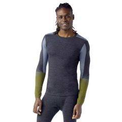 Smartwool Smartwool Men's Intraknit Thermal Merino Base Layer Colorblock Crew CHARCOAL-WINTER MOSS Size L SW016453-N90-L CHARCOAL-WINTER MOSS SW016453-N90-L 