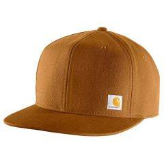 Carhartt Men's Firm Duck Flat Brim Cap One Size Carhartt Brown 106665-211OS 