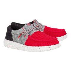 Hey Dude Toddler Wally Tri Varsity Mesh (Red/Grey) 42631-642 