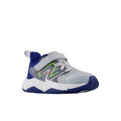 New Balance Toddler's Rave Run v2 Shoe with Bungee Lace with Top Strap (Granite) ITRAVKG2-M 