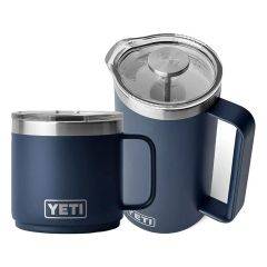 YETI YETI Rambler 34oz French Press and 14oz Mug Set Navy Navy YETI-FPMUG-NVY 