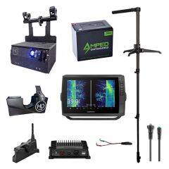 Reeds Garmin EchoMap 106SV UHD2 Livescope Plus Amped Battery Bundle HD 