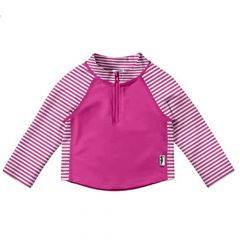 I Play Y Long Sleeve Zip Rashgaurd Shirt 3T 730131-2304-47