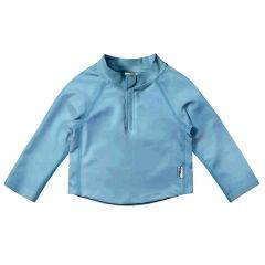 I Play  by Green Sprouts UPF 50+ Eco Zip Rashguard (Light Blue) 730901-6067 