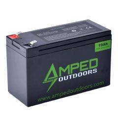 Amped Outdoors 14.8V 19Ah Lithium battery with 5A Charger AO4S19