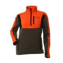 DSG Outerwear Women's Upland Performance Fleece (Blaze Orange/Stone) 5183X 