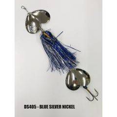 Musky Mayhem Tackle Mayhem Moon Series Blue Silver Nickel DS405