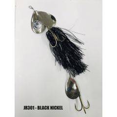 Musky Mayhem Tackle Mayhem Moon Series Black Nickel JR301