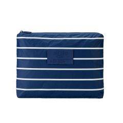 Aloha Mid Pouch Pinstripe (White/Navy) MIDCT033-NA01 