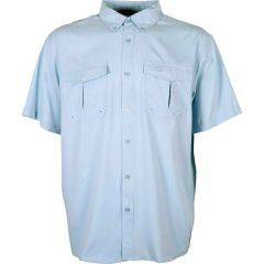 Aftco Rangle Vented Short Sleeve Shirt Light Gray M45108LGRA2X