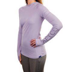 Aftco Women's Samurai Hooded Sun Protection Shirt Lilac 