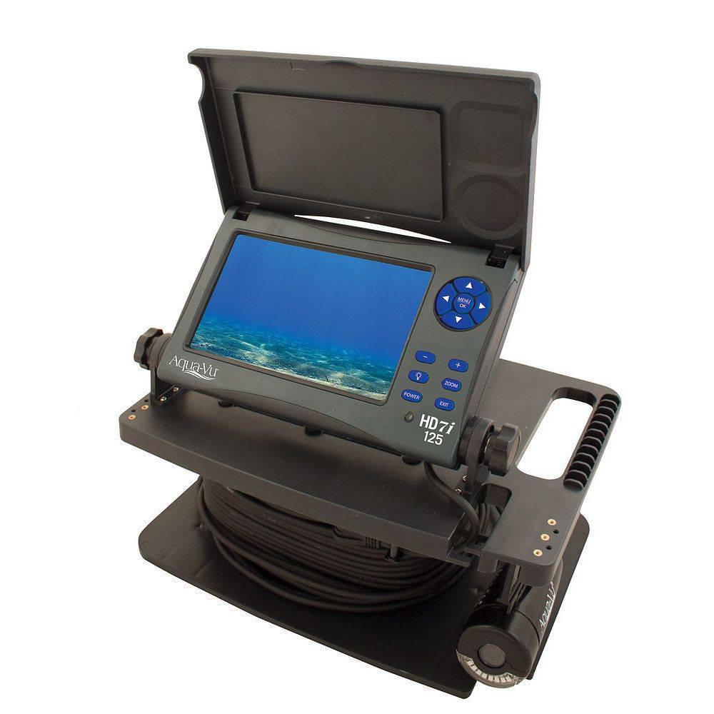 Aqua-Vu AV 715C Underwater Viewing System with Color Video  Camera & 7 LCD Monitor : Fishing Equipment : Electronics