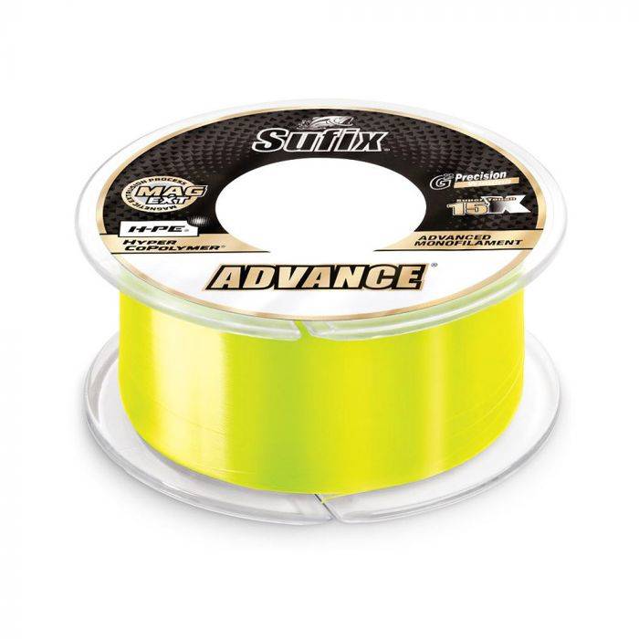  Advance Monofilament 4 lb Neon Lime - 330 Yds