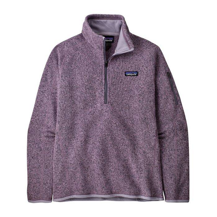 Patagonia 25618 MLKE PATAGONIA 25618 MLKE Women s Better Sweater 1 4 Zip Fleece Milkweed Mauve