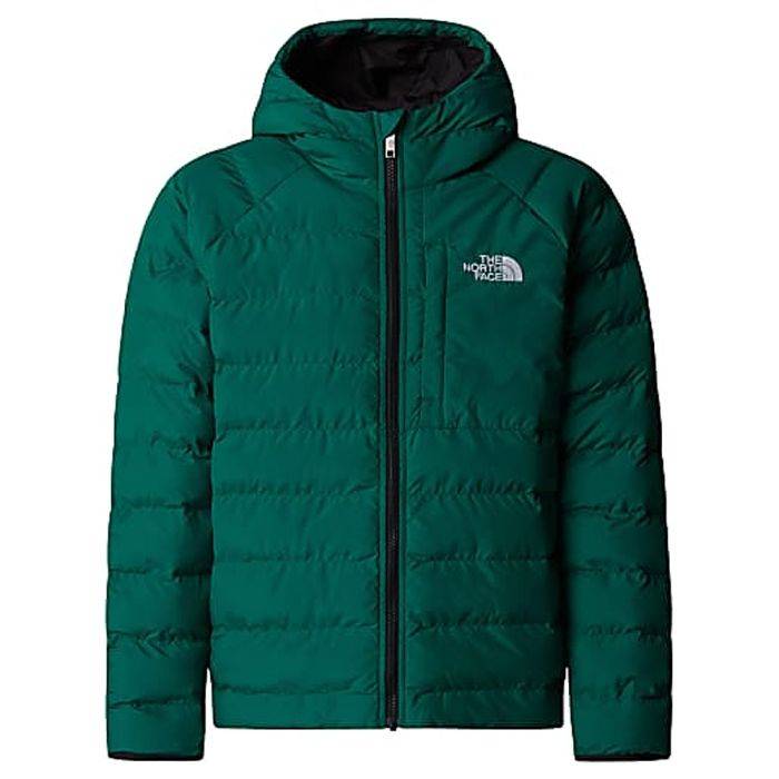 North Face North Face Boys Reversible Perrito Hooded Jacket Size XL NF0A88TW NL1 XL Evergreen NF0A88TW NL1 XL