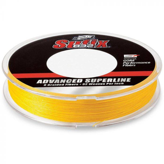 Sufix 832 Advanced Superline Braid - 10lb - Hi-Vis Yellow - 150 yds