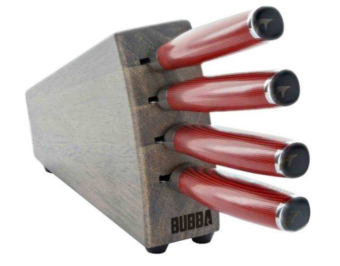Bubba Blades 1137660 661120106258 Bubba Blade Steak Knife Block