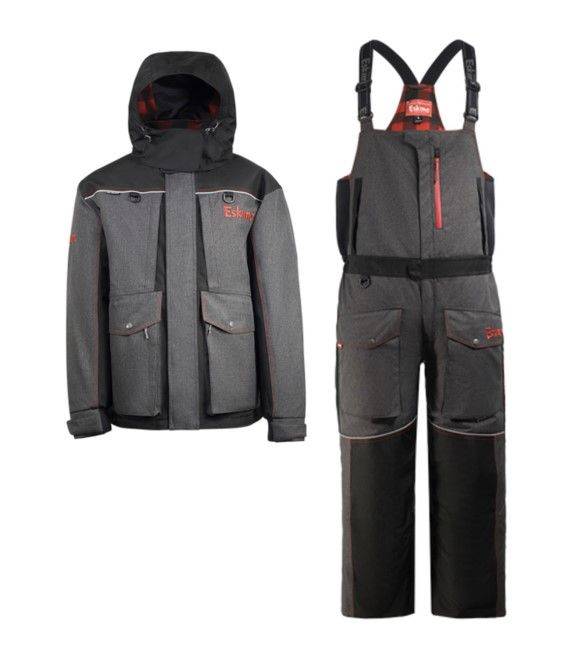 Eskimo Ice Fishing Gear 3944-M-G ESKIMO-3944-M-G Men's Keeper Suit - Grey 0  Separately Fixed