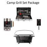 Camp Chef Cast Iron Charcoal Grill Black CIGR19